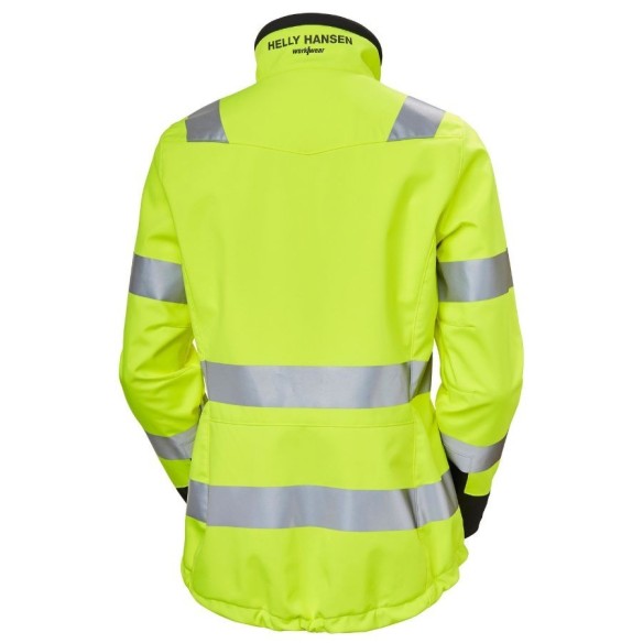 Chaqueta softshell de alta visibilidad para mujer Luna Hi Vis HH