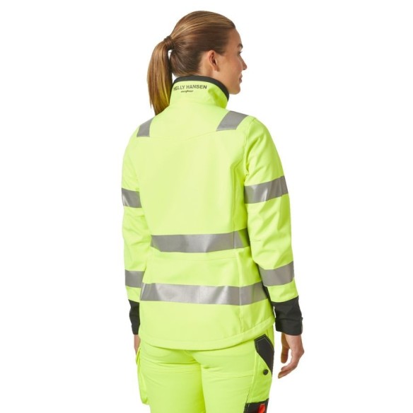 Chaqueta softshell de alta visibilidad para mujer Luna Hi Vis HH