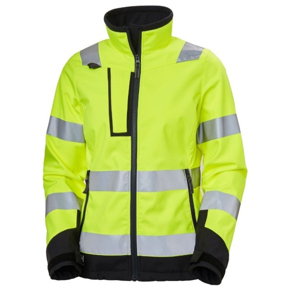 Chaqueta softshell de alta visibilidad para mujer Luna Hi Vis HH