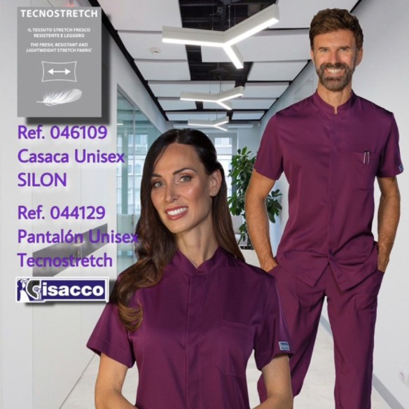 Casaca sanitària Silon Unisex | Roba sanitaria Isacco | VESLAB.COM