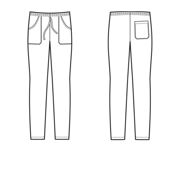 Pantaló Tecnostretch Unisex | Vestuari sanitari Isacco | VESLAB.COM