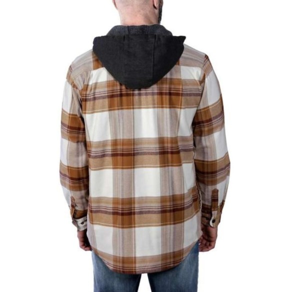 Cazadora Rugged Flex™ Relaxed Fit marrón espalda