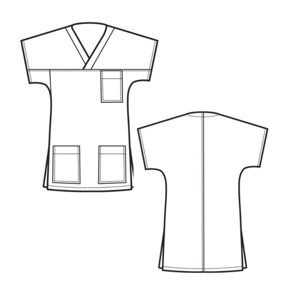 Veste Vétérinaire Blue Dog | Vêtemênt de travail | VESLAB.COM