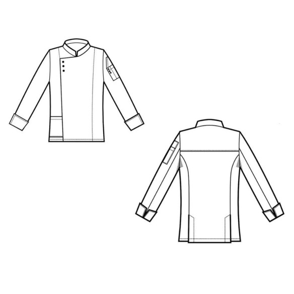 Chaqueta Cocina Madrid | Ropa para hostelería Isacco | VESLAB.COM