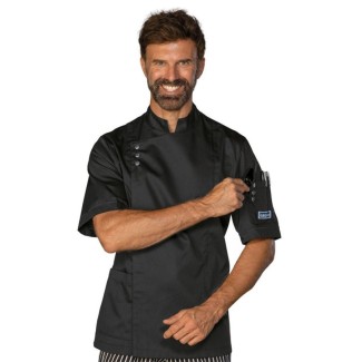 Veste de cuisine Madrid | Vêtement cuisine Isacco | VESLAB.COM 2