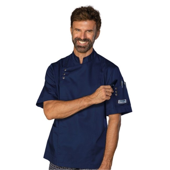 Veste de cuisine Madrid | Vêtement cuisine Isacco | VESLAB.COM