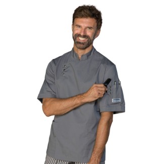 Veste de cuisine Madrid | Vêtement cuisine Isacco | VESLAB.COM