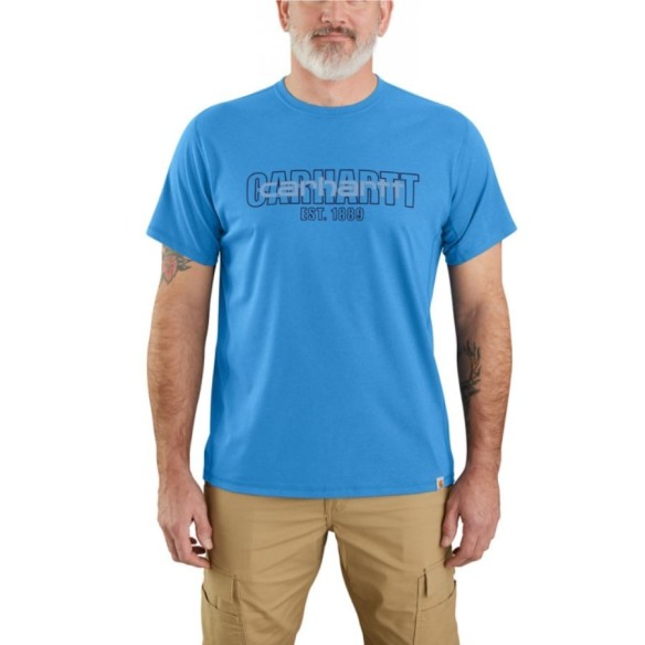 T-shirt Carhartt Force Relaxed Fit Midweight Logo Graphic | VESLAB.COM