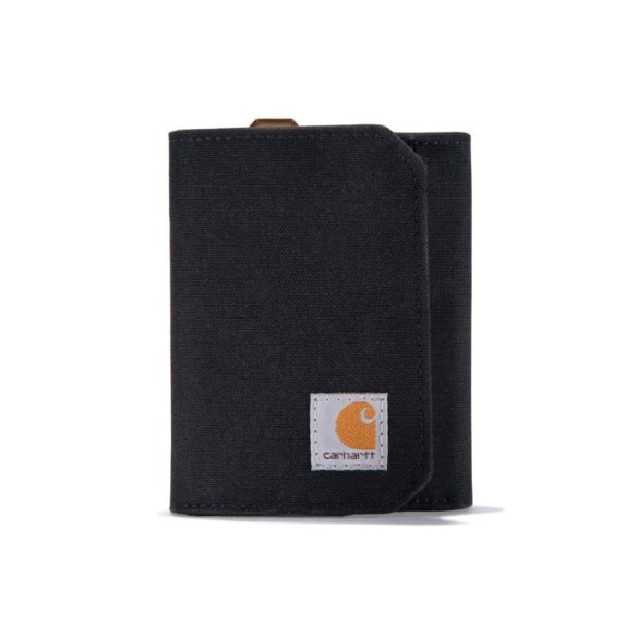 Cartera Trifold Nylon Duck negra