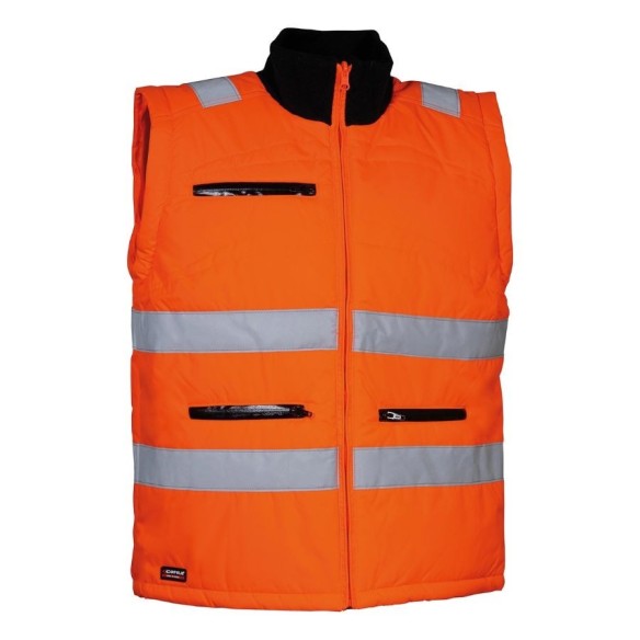 JAQUETA COFRA NEON AMB MÀNIGUES DESMONTABLES