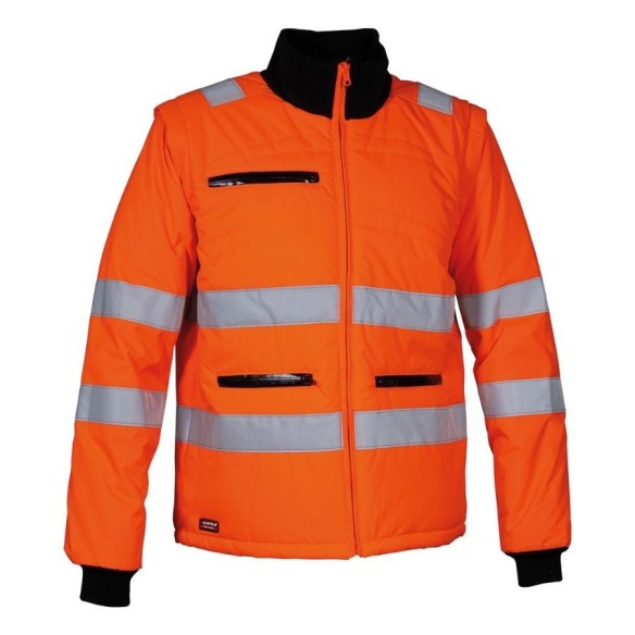 CHAQUETA COFRA NEON CON MANGAS DESMONTABLES