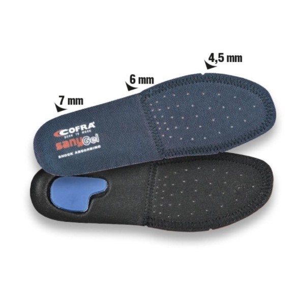 Plantilla Cofra Sanygel | Accesorios para calzado laboral