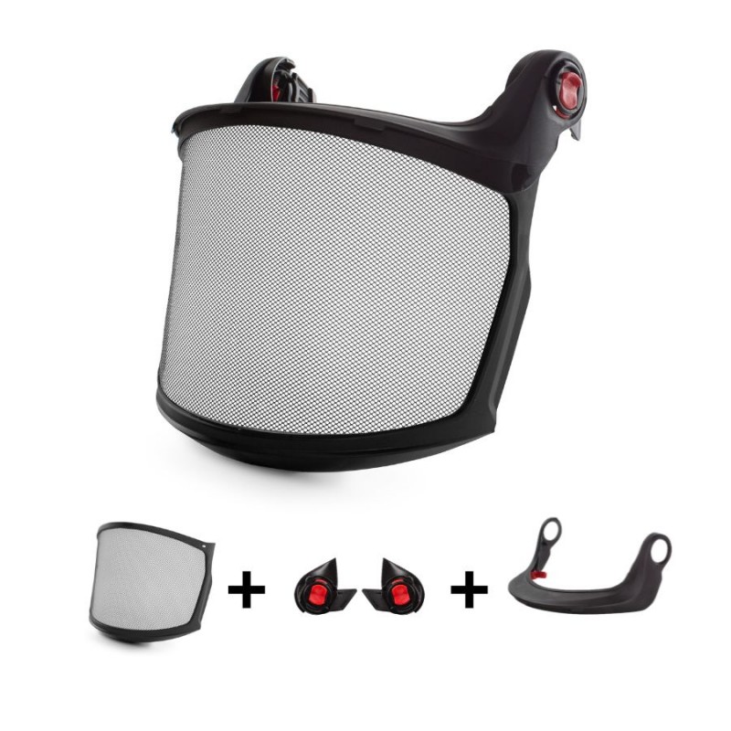Kit Visera ZEN Malla Metálica + Accesorios