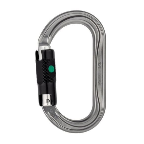 Mosqueton ligero OK Gris | Petzl Profesional | Veslab