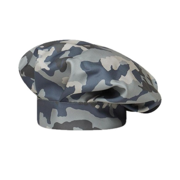 Gorro de cuina estampat amb velcro | Uniformes Gary's | Veslab