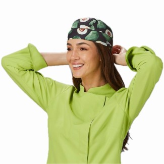Gorro pirata de cuina estampat Microfibra | Uniformes Gary's