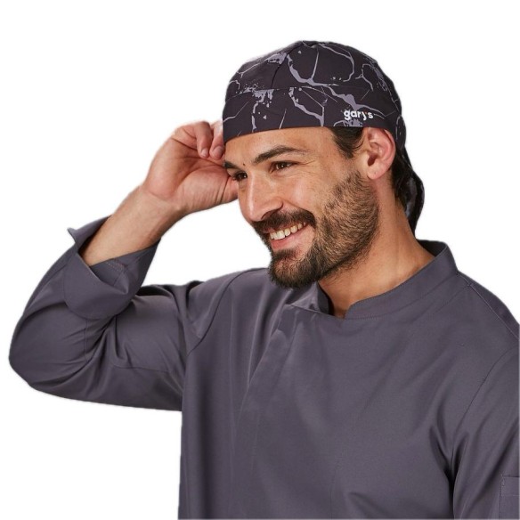 Bandana de cuisine imprimée en microfibre | Uniformes Gary's