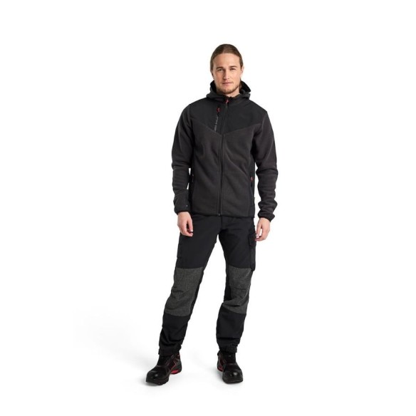 Knitted jacket with softshell | Blaklader workwear | VESLAB.COM