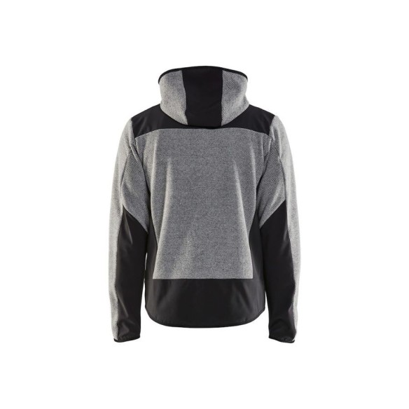 Knitted jacket with softshell | Blaklader workwear | VESLAB.COM
