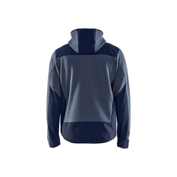 Knitted jacket with softshell | Blaklader workwear | VESLAB.COM