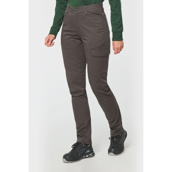 Pantalón Stretch de Algodón Unisex gris