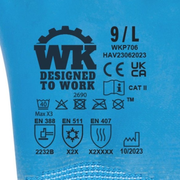 Guantes de Protección Contra el Frío WK normativa frío