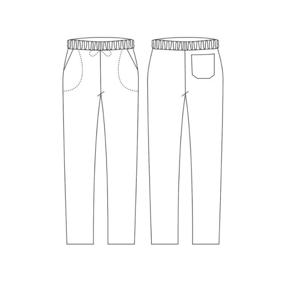 Pantalon de cuisine imprimé PEACE AND LOVE | Egochef | Veslab