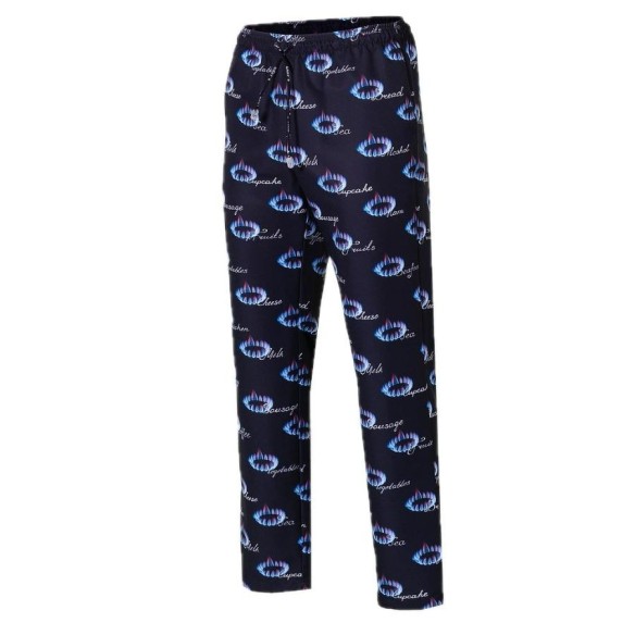 Unisex Microfiber Printed Kitchen Trousers | Gary's  Uniforms