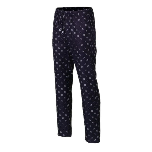 Pantalón de cocina estampado unisex microfibra | Uniformes Gary's