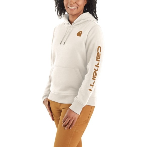 Women's Relaxed Fit Logo Sleeve Sweatshirt | Carhartt