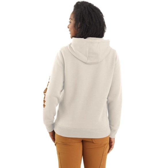 Women's Relaxed Fit Logo Sleeve Sweatshirt | Carhartt