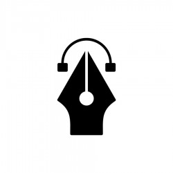 Vectorized pen logo