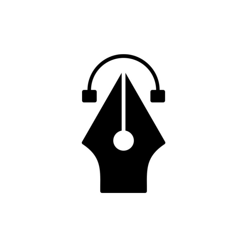 Vectorized pen logo