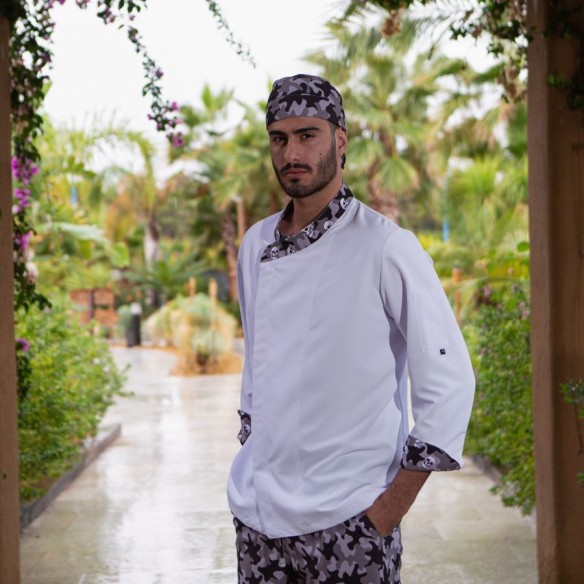 Chaqueta de cocina MILITAR | Uniformes Gary's | Veslab