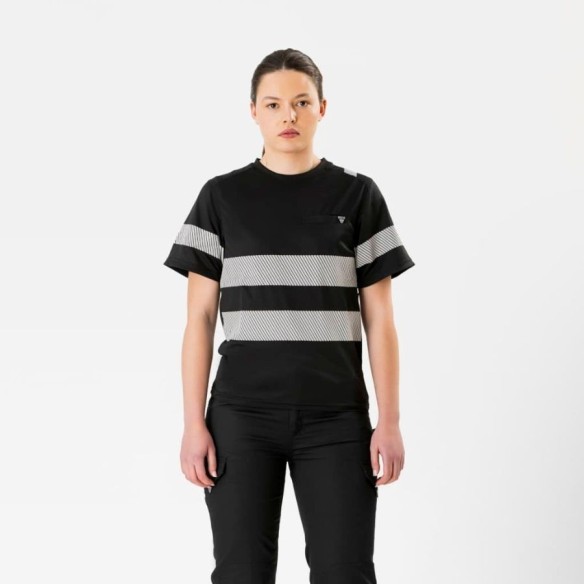 T-shirt à manches courtes avec bandes réfléchissantes C9243