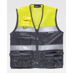 Safari vest with reflective...