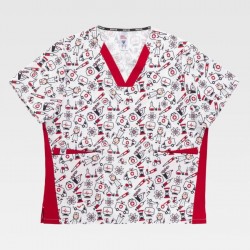 Casaca Sanitaria Estampada Unisex
