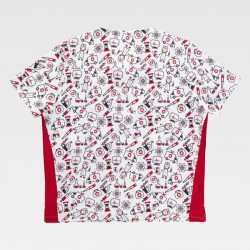 Casaca Sanitaria Estampada Unisex espalda