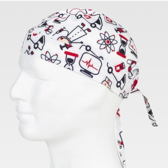 Casquette bandana médicale imprimée