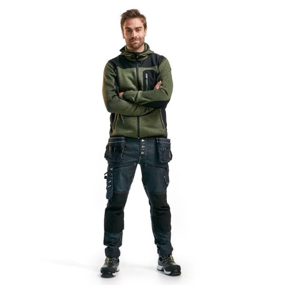 Veste Tricotée à capuche