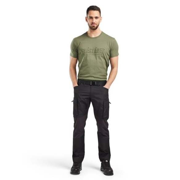 T-shirt avec logo 3D Blaklader