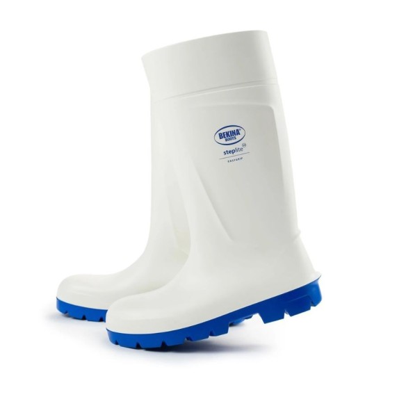 Bota alimentaria Steplite EasyGrip Bekina PAN3P - blanca lado
