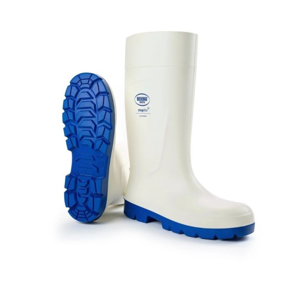 Bota alimentaria de seguridad Steplite EasyGrip Bekina PAN3P - blanca