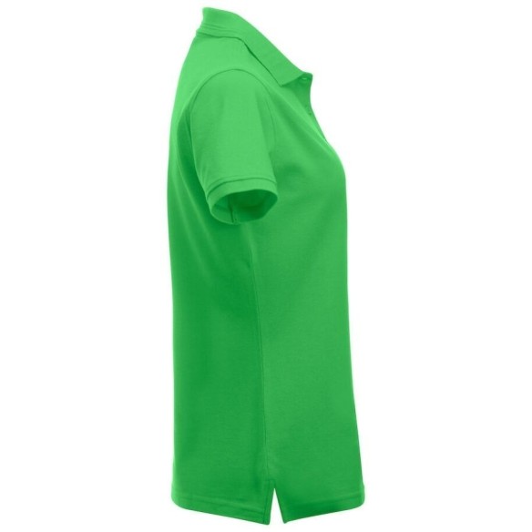 Polo de vestir Clique Manhattan - verde manzana -perfilado| Veslab