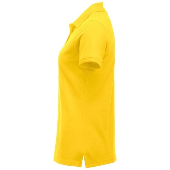 Polo de vestir Clique Manhattan - amarillo - lateral | Veslab