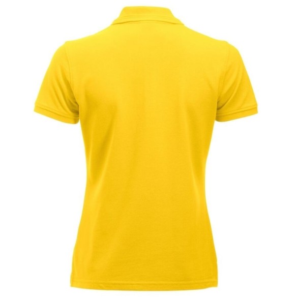 Polo de vestir Clique Manhattan - amarillo - espalda | Veslab