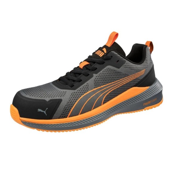 Puma SLIDE Grey/Orange Low Safety Shoes | Puma Safety | Veslab