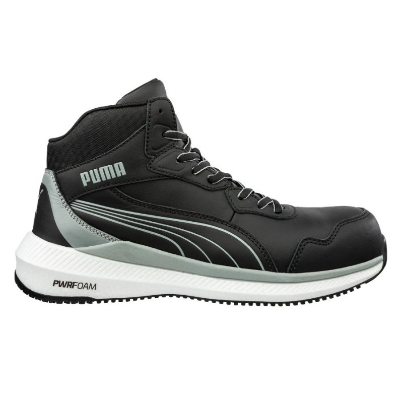 Botas de seguridad Puma ZOOM BLACK MID | Veslab
