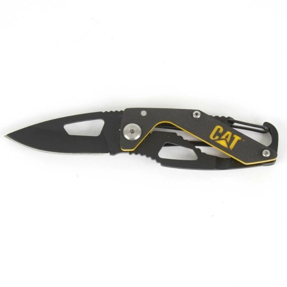 Folding knife with carabiner 106313 | CAT | Lightweight and durable
