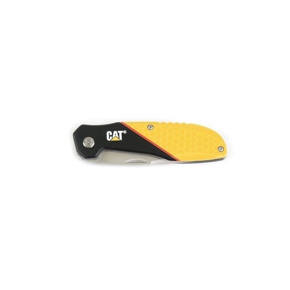Cuchillo plegable 106307 | CAT | Mango aluminio y hoja de acero inoxidable